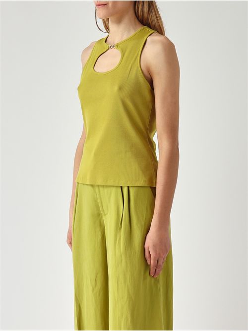 Top a costine con logo TWINSET | TT2280/12117